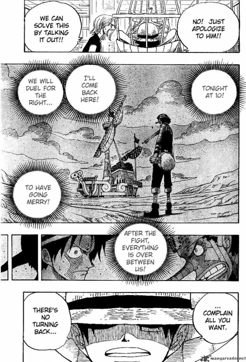 One Piece Chapter 332 page 3 - Chapter 332: Luffy vs. Usopp