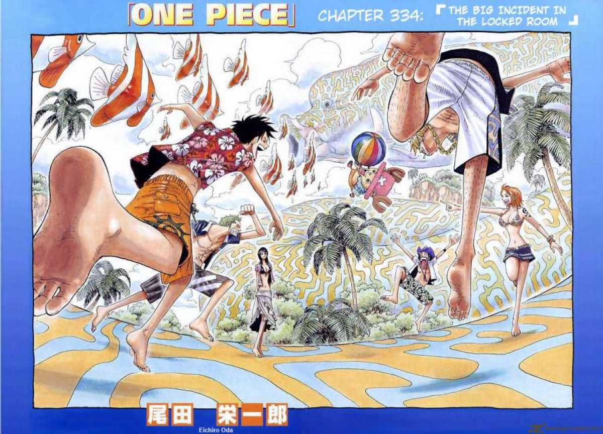 One Piece Chapter 334 page 1 - Chapter 334: Big Trouble in the Secret Room