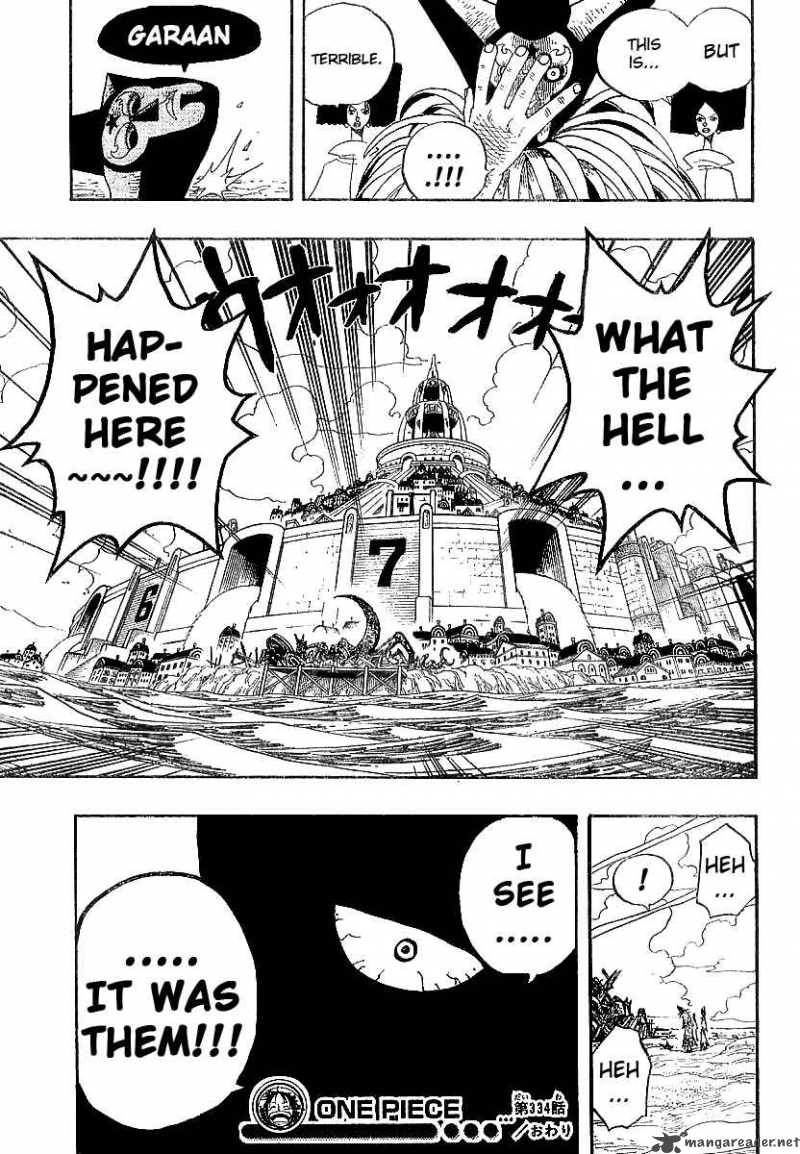 One Piece Chapter 334 page 18 - Chapter 334: Big Trouble in the Secret Room
