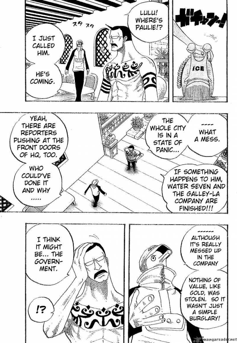 One Piece Chapter 334 page 8 - Chapter 334: Big Trouble in the Secret Room