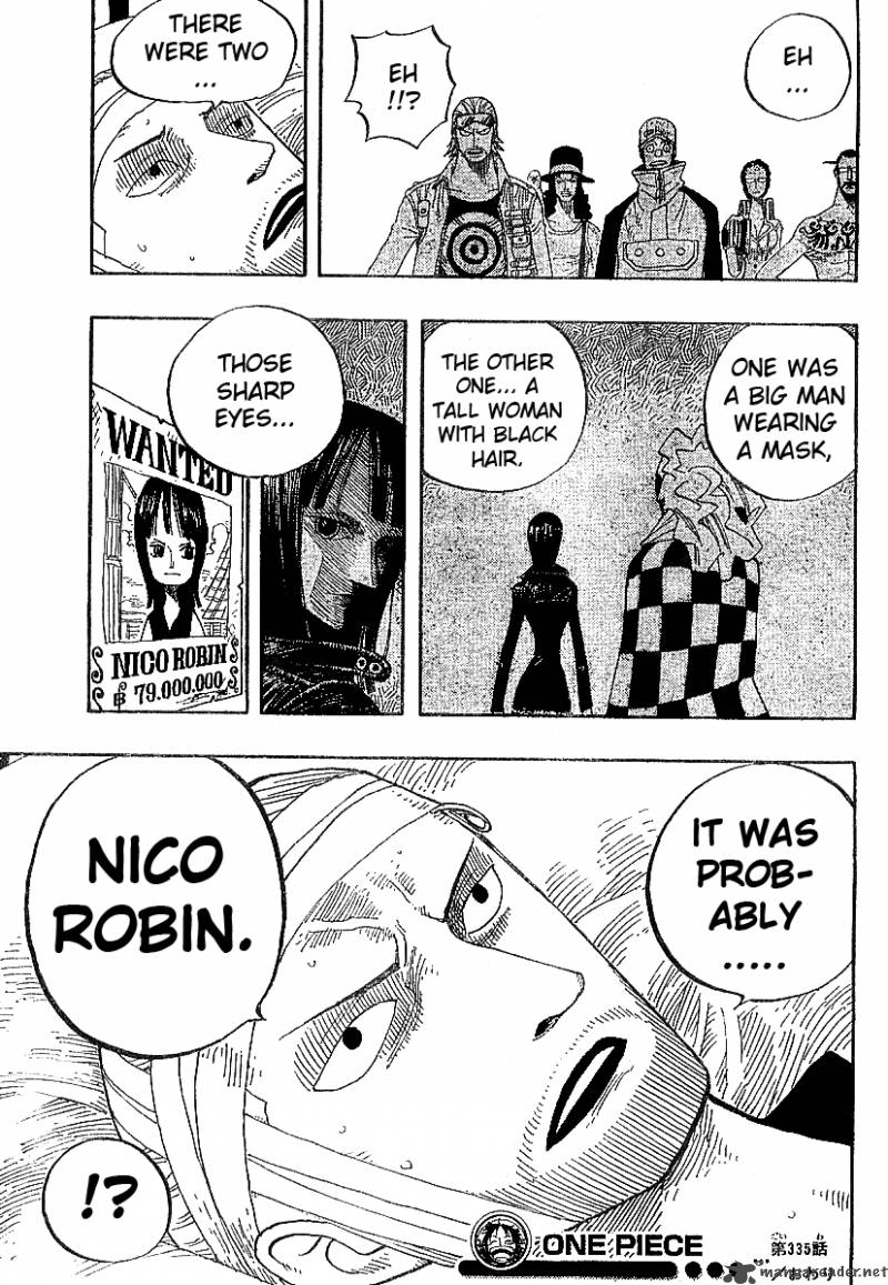One Piece Chapter 335 page 18 - Chapter 335: WARNING