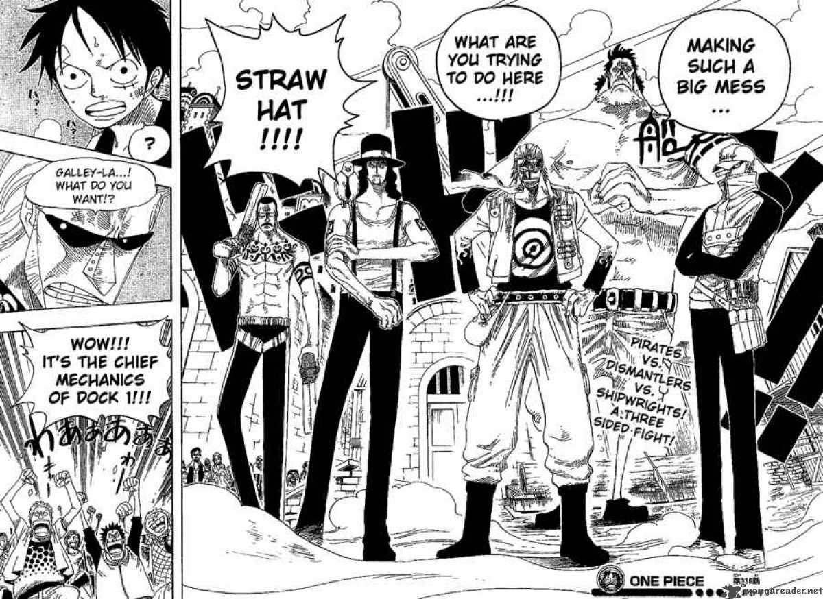 One Piece Chapter 336 page 18 - Chapter 336: Luffy vs. Franky