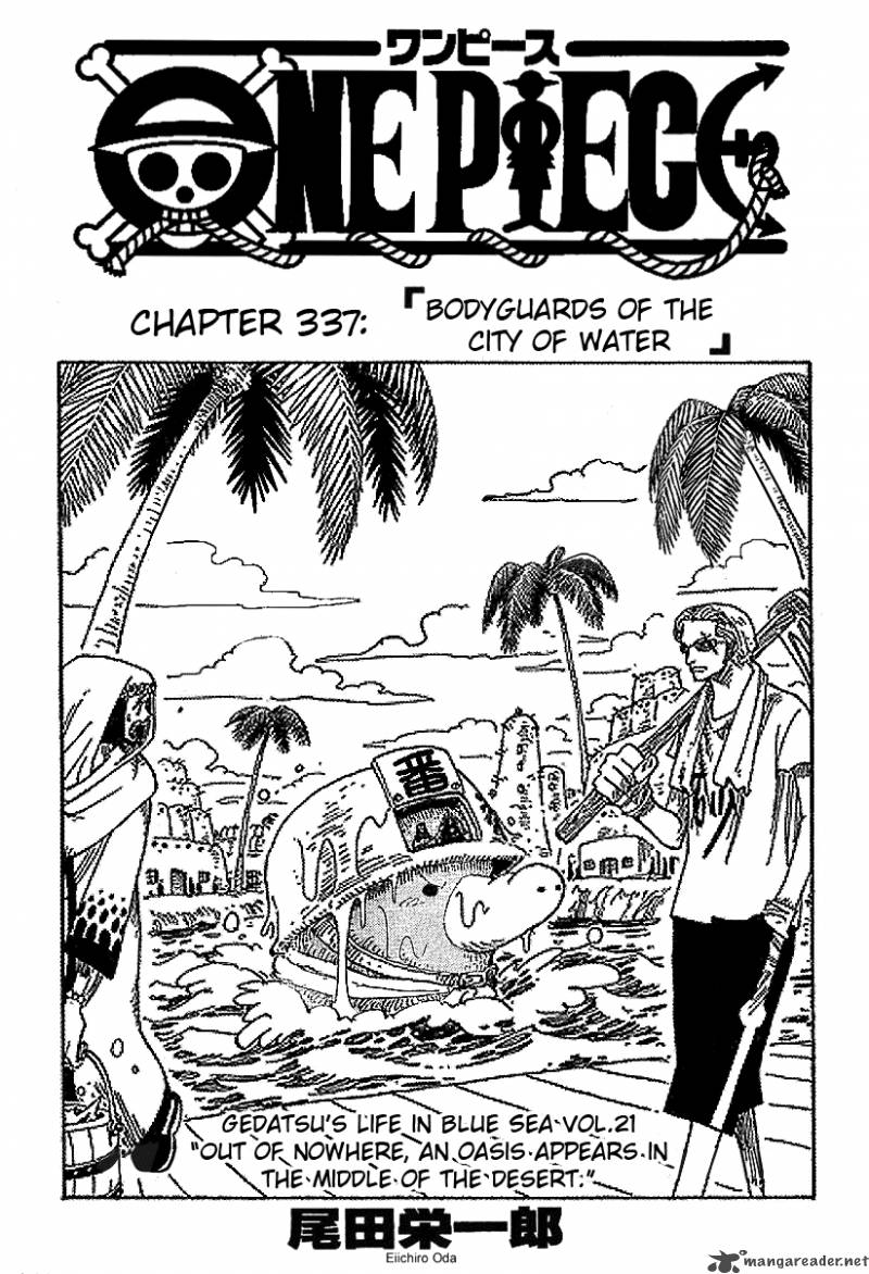 One Piece manga, chapter 337, page 2 of 23
