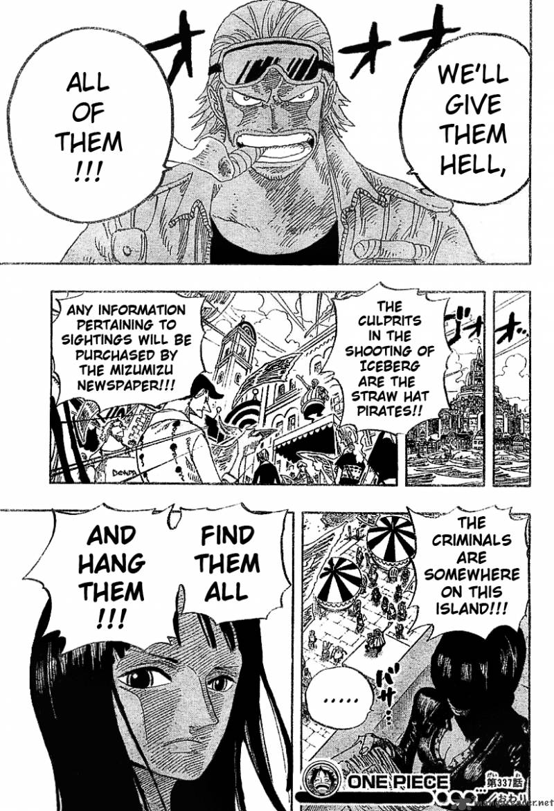 One Piece manga, chapter 337, page 20 of 23