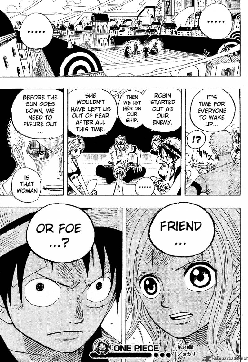 One Piece Chapter 340 page 19 - Chapter 340: The Woman Who Brings Darkness