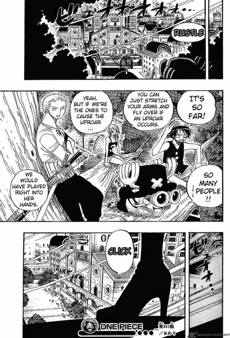 One Piece manga, chapter 341, page 20 of 23