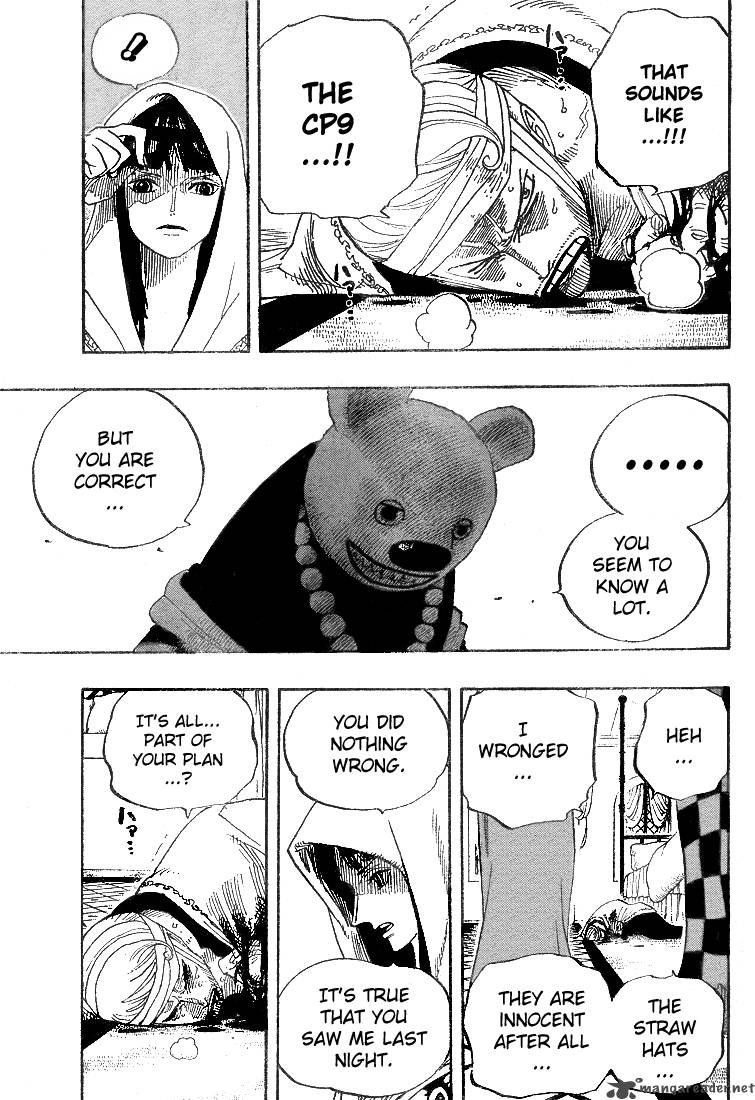 One Piece Chapter 343 page 13 - Chapter 343: Cipher Pol No.9
