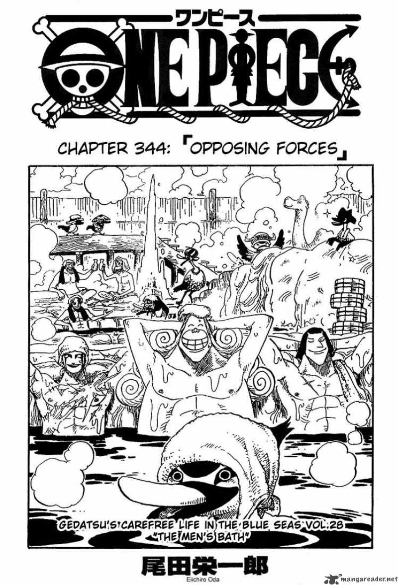 One Piece Chapter 344 page 1 - Chapter 344: Opposing Force