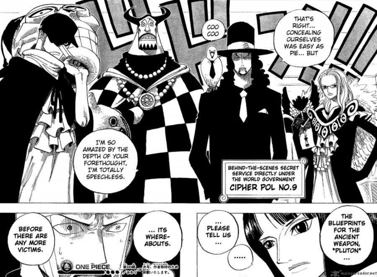 One Piece Chapter 345 page 18 - Chapter 345: The Concealed
