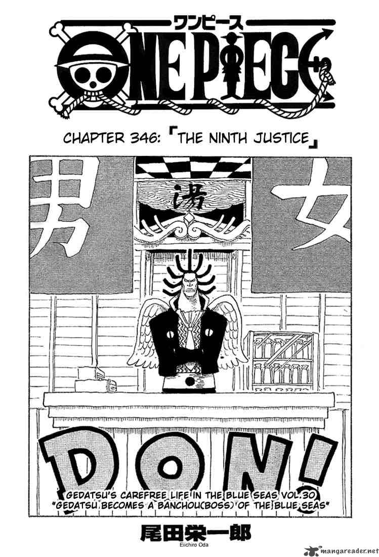 One Piece Chapter 346 page 1 - Chapter 346: The 9th Justice