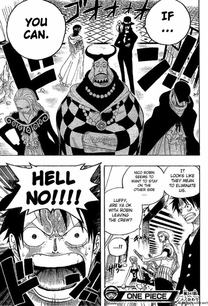 One Piece manga, chapter 347, page 19 of 22