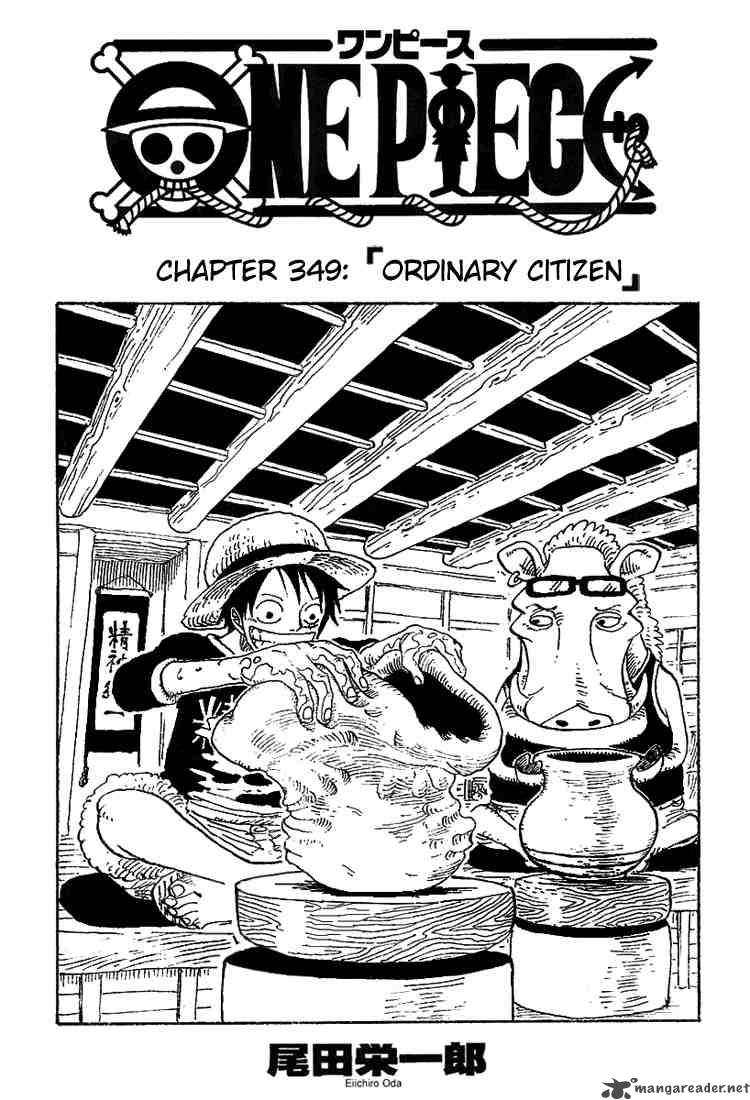 One Piece Chapter 349 page 1 - Chapter 349: One Citizen