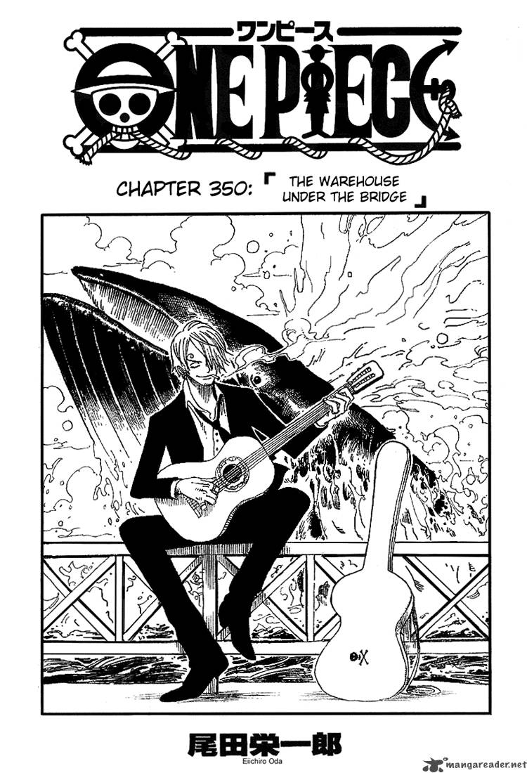 One Piece Chapter 350 page 1 - Chapter 350: The Warehouse Under the Bridge