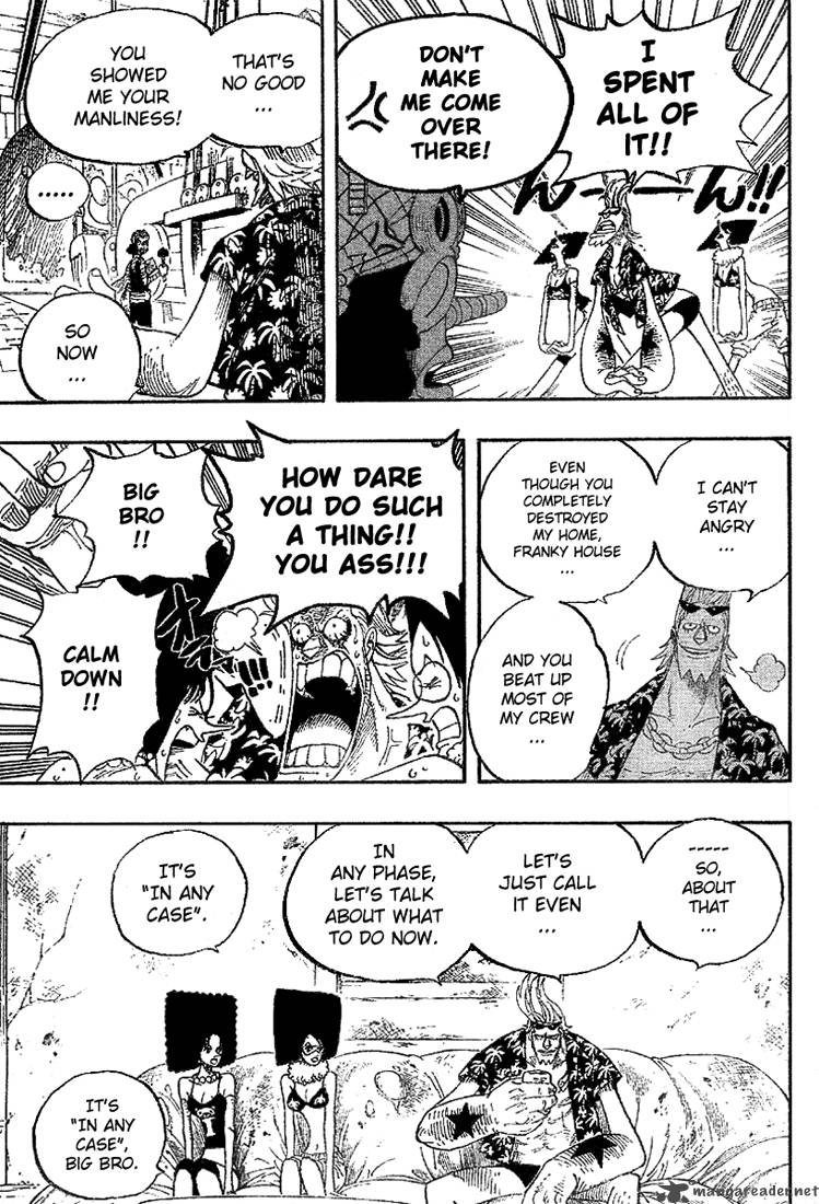 One Piece Chapter 350 page 11 - Chapter 350: The Warehouse Under the Bridge