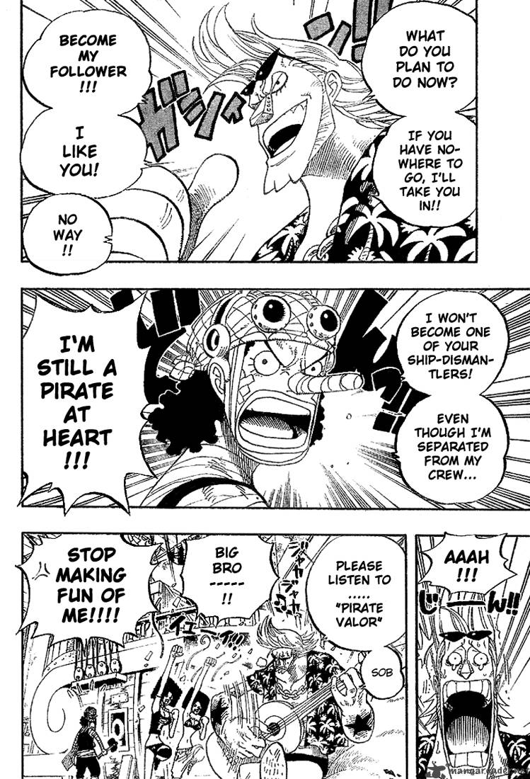 One Piece Chapter 350 page 12 - Chapter 350: The Warehouse Under the Bridge