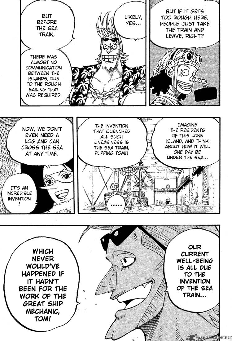 One Piece Chapter 350 page 15 - Chapter 350: The Warehouse Under the Bridge