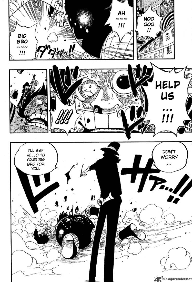 One Piece Chapter 350 page 16 - Chapter 350: The Warehouse Under the Bridge