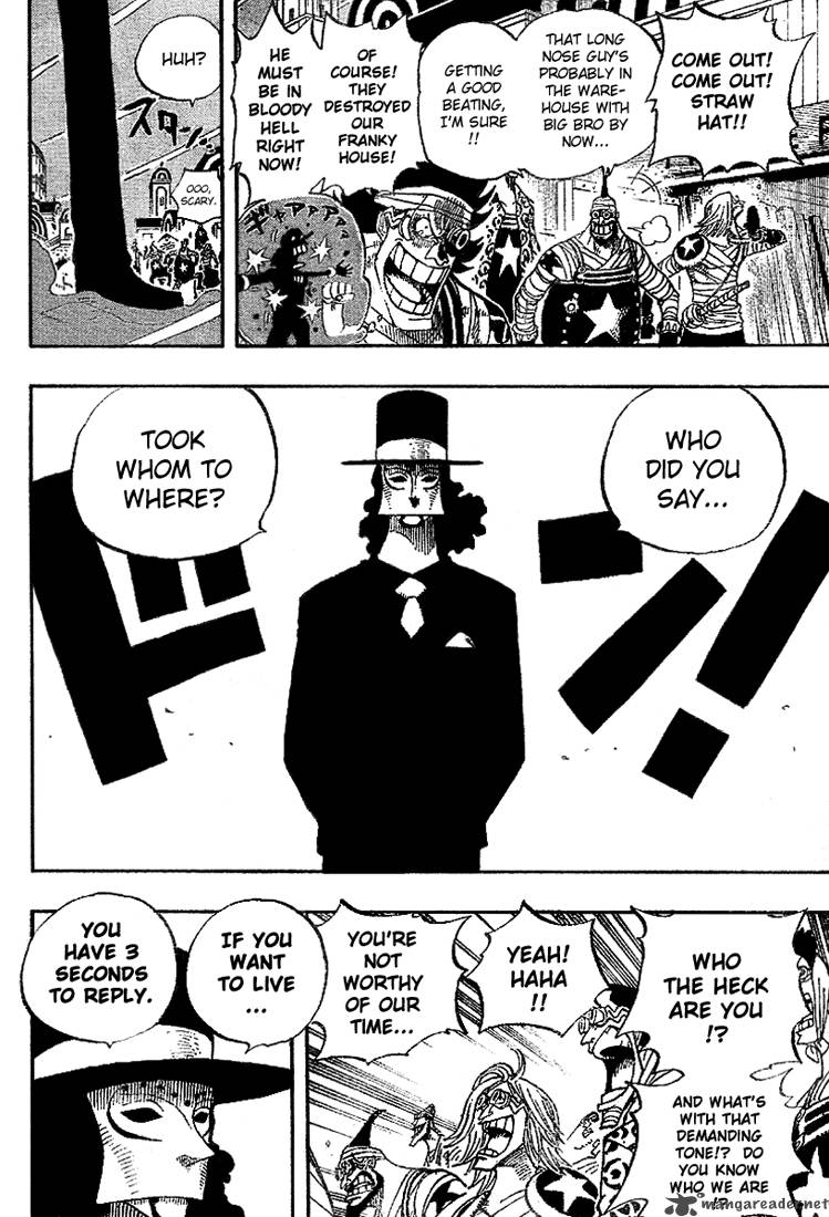 One Piece Chapter 350 page 6 - Chapter 350: The Warehouse Under the Bridge