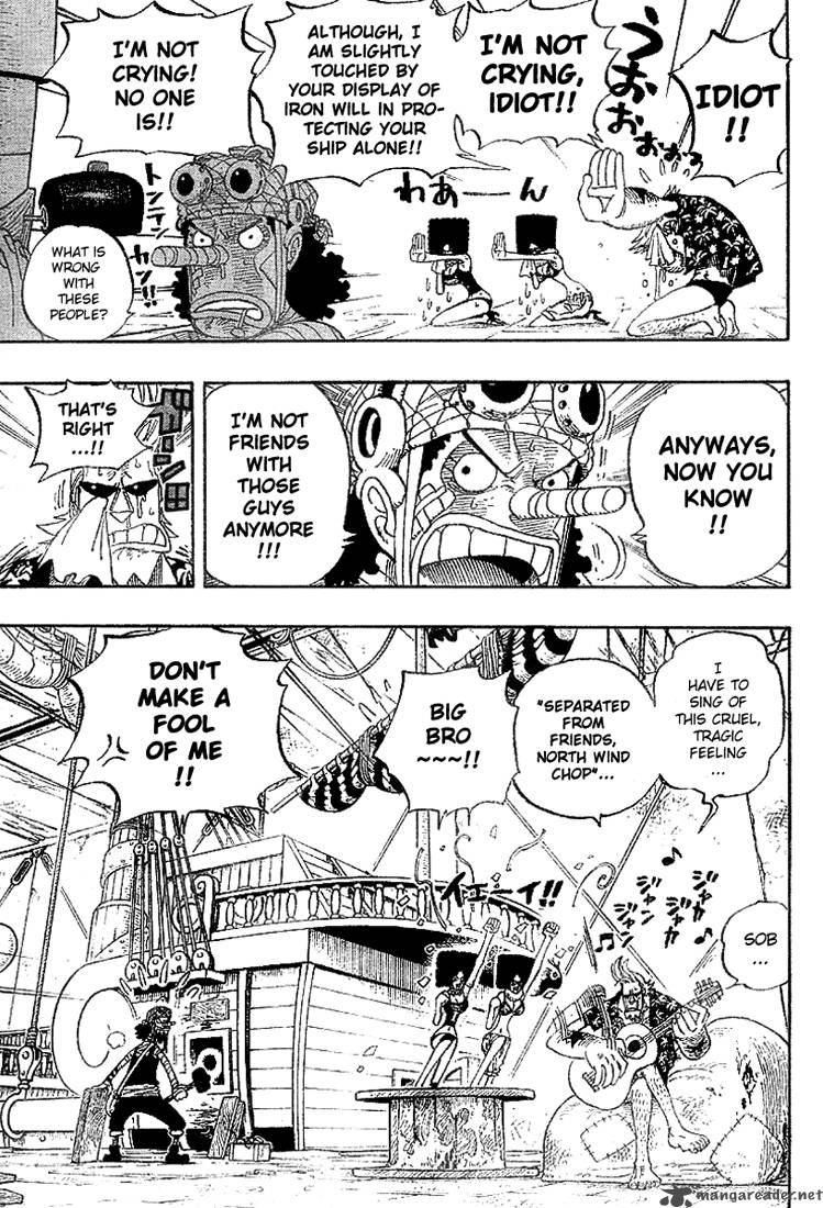 One Piece Chapter 350 page 9 - Chapter 350: The Warehouse Under the Bridge