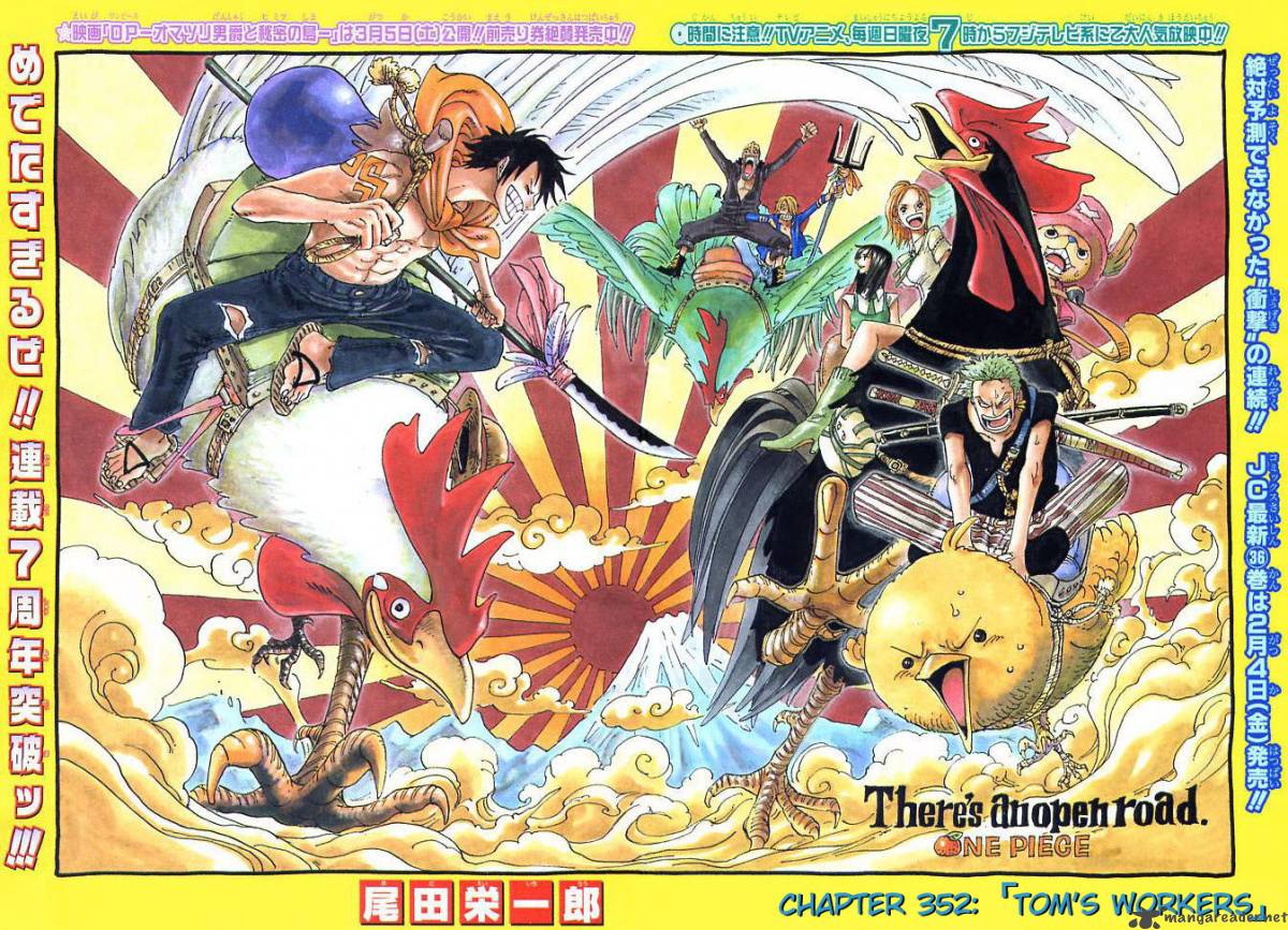 One Piece Chapter 352 page 1 - Chapter 352: Tom's Workers