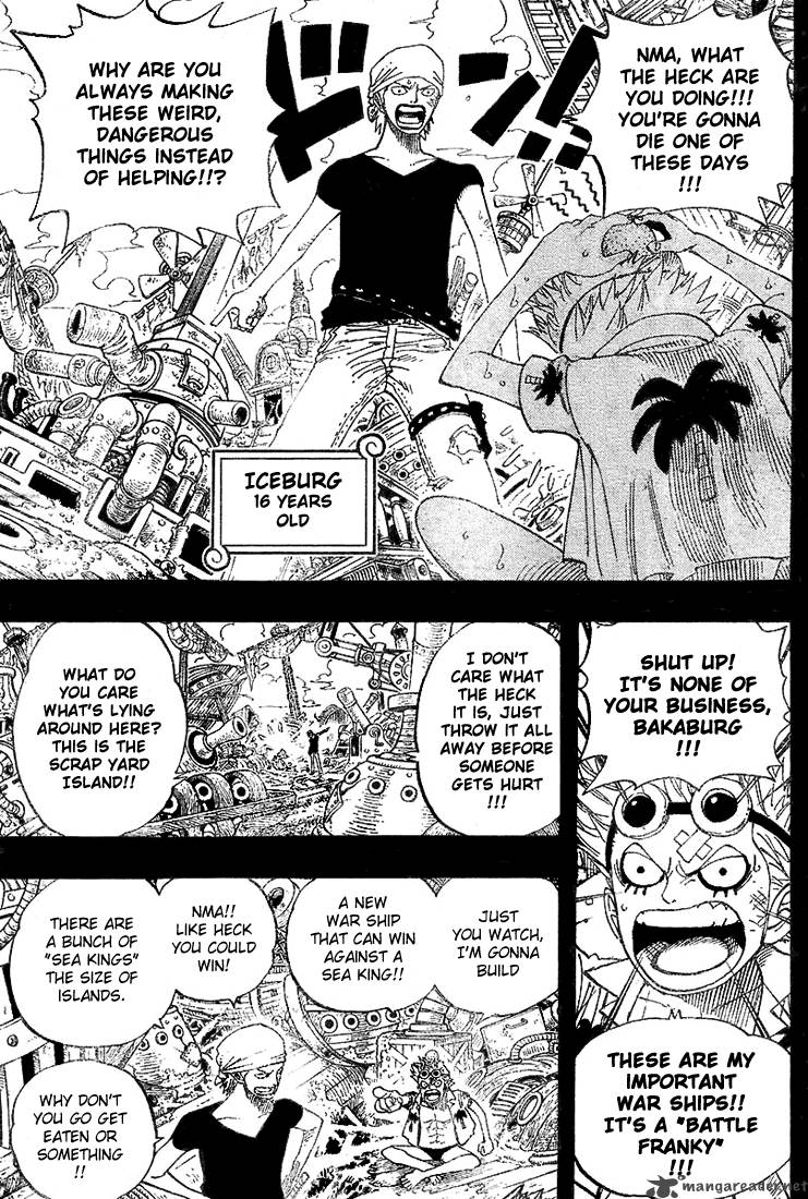 One Piece Chapter 353 page 11 - Chapter 353: The Legendary Shipwright