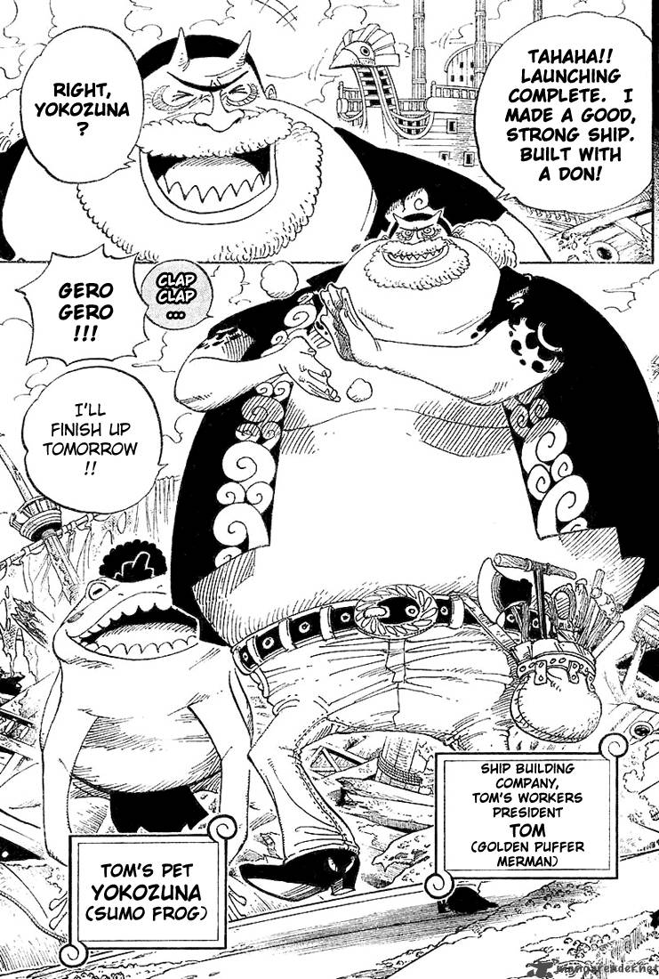 One Piece Chapter 353 page 14 - Chapter 353: The Legendary Shipwright