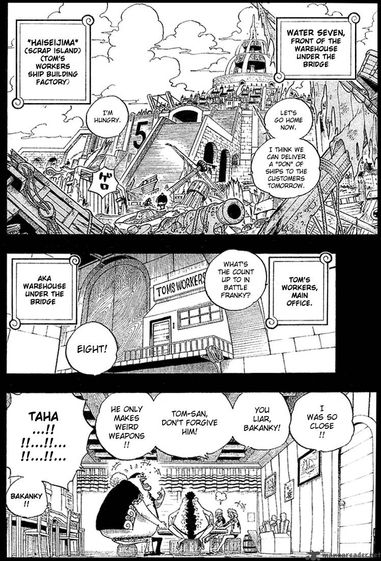 One Piece Chapter 353 page 15 - Chapter 353: The Legendary Shipwright
