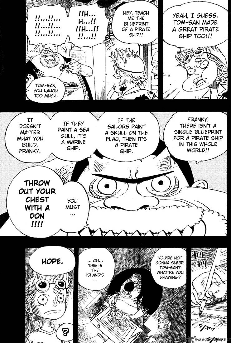 One Piece Chapter 353 page 18 - Chapter 353: The Legendary Shipwright