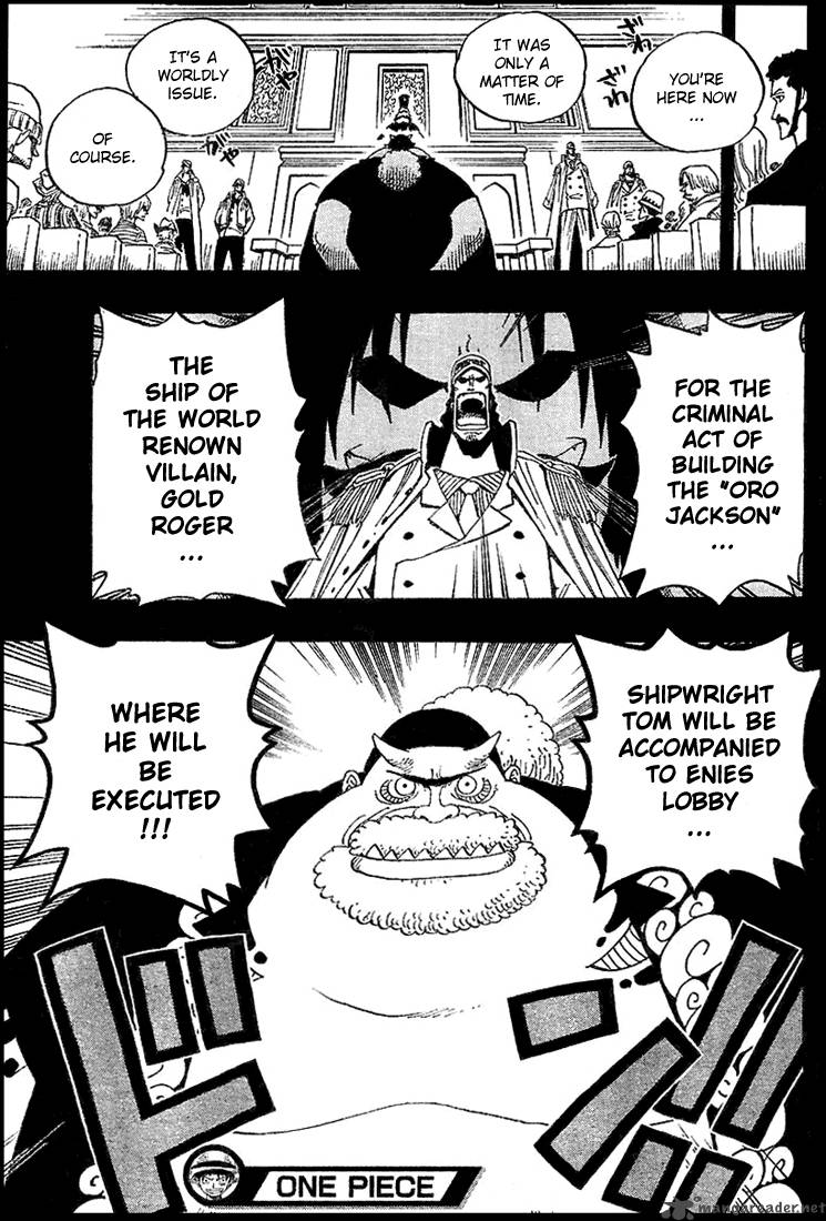 One Piece Chapter 353 page 20 - Chapter 353: The Legendary Shipwright