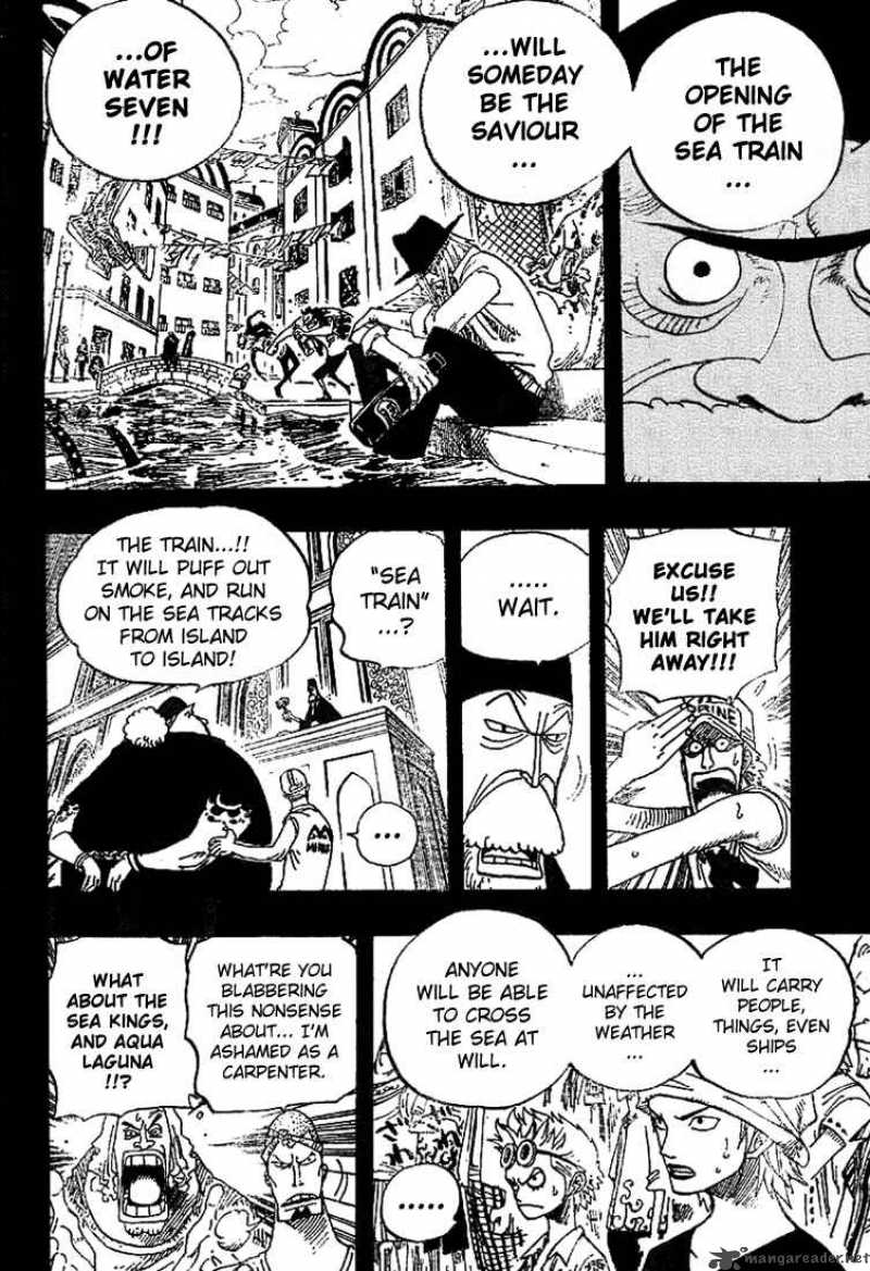 One Piece Chapter 354 page 4 - Chapter 354: Sea Train