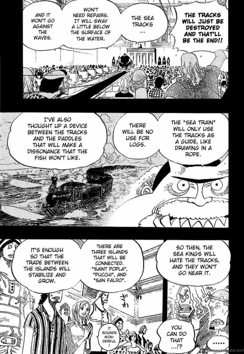 One Piece Chapter 354 page 5 - Chapter 354: Sea Train