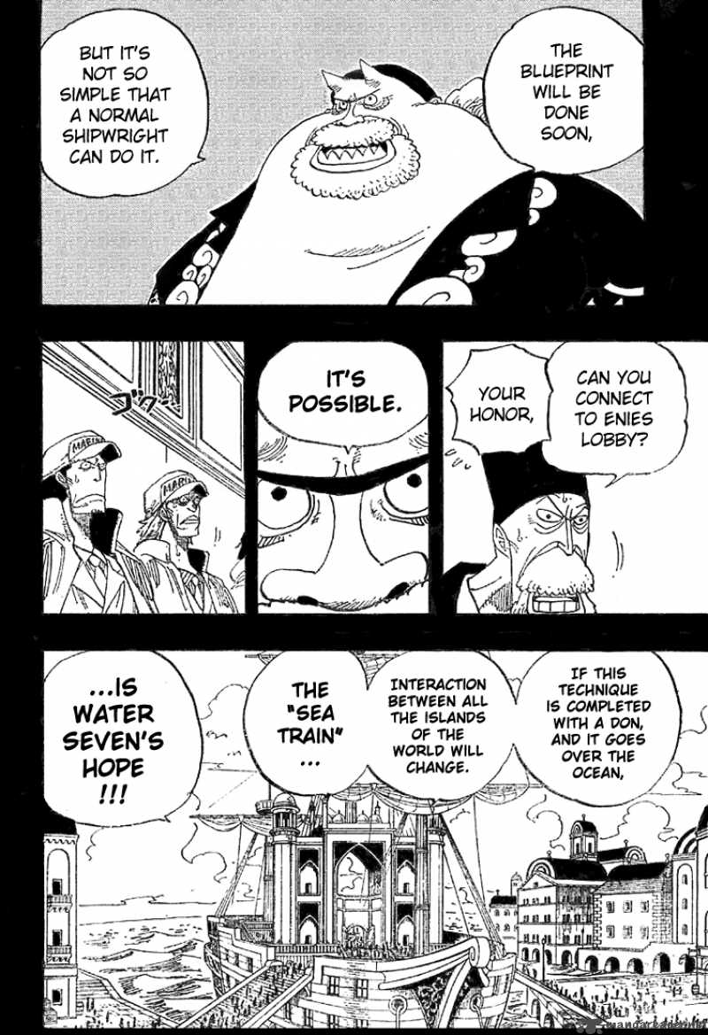 One Piece Chapter 354 page 6 - Chapter 354: Sea Train