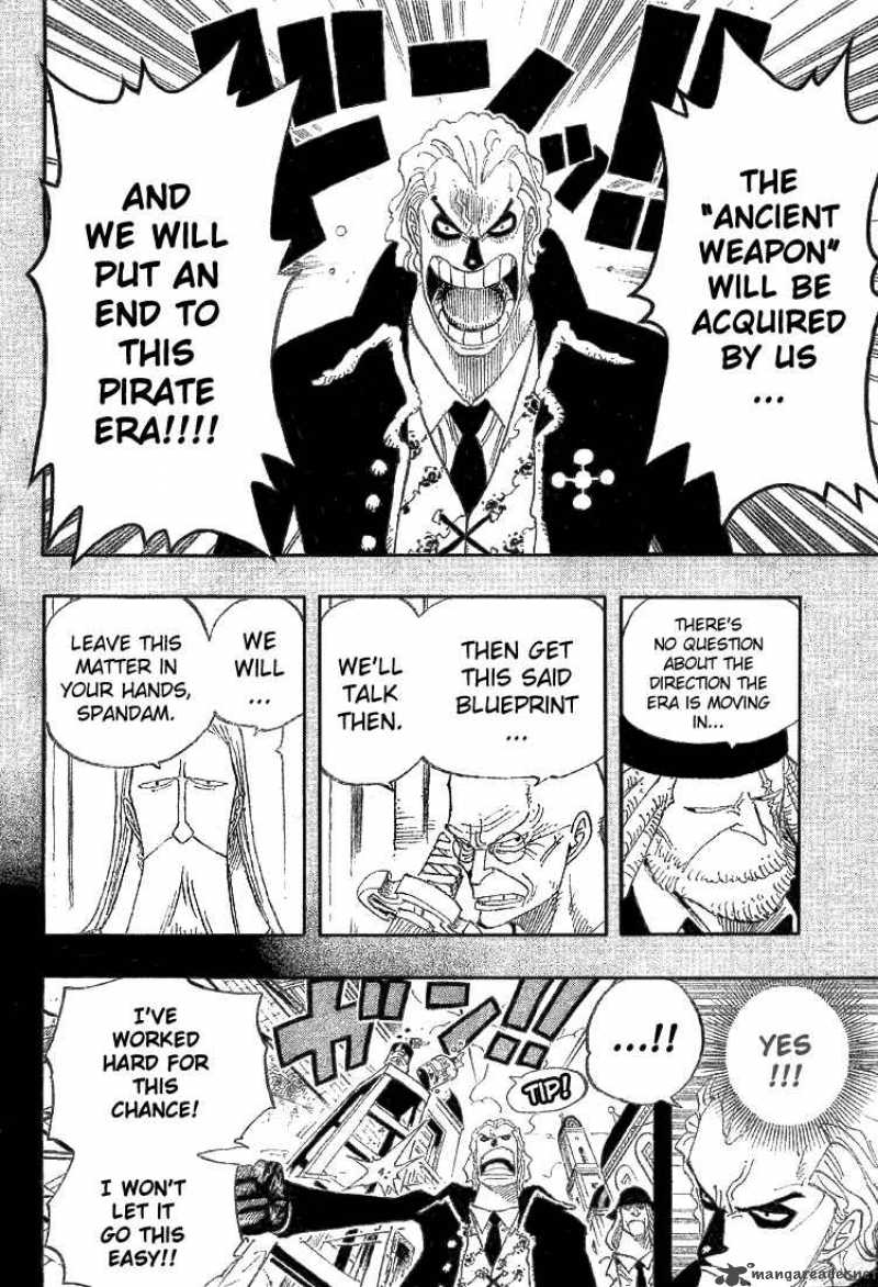 One Piece Chapter 355 page 10 - Chapter 355: Spandam