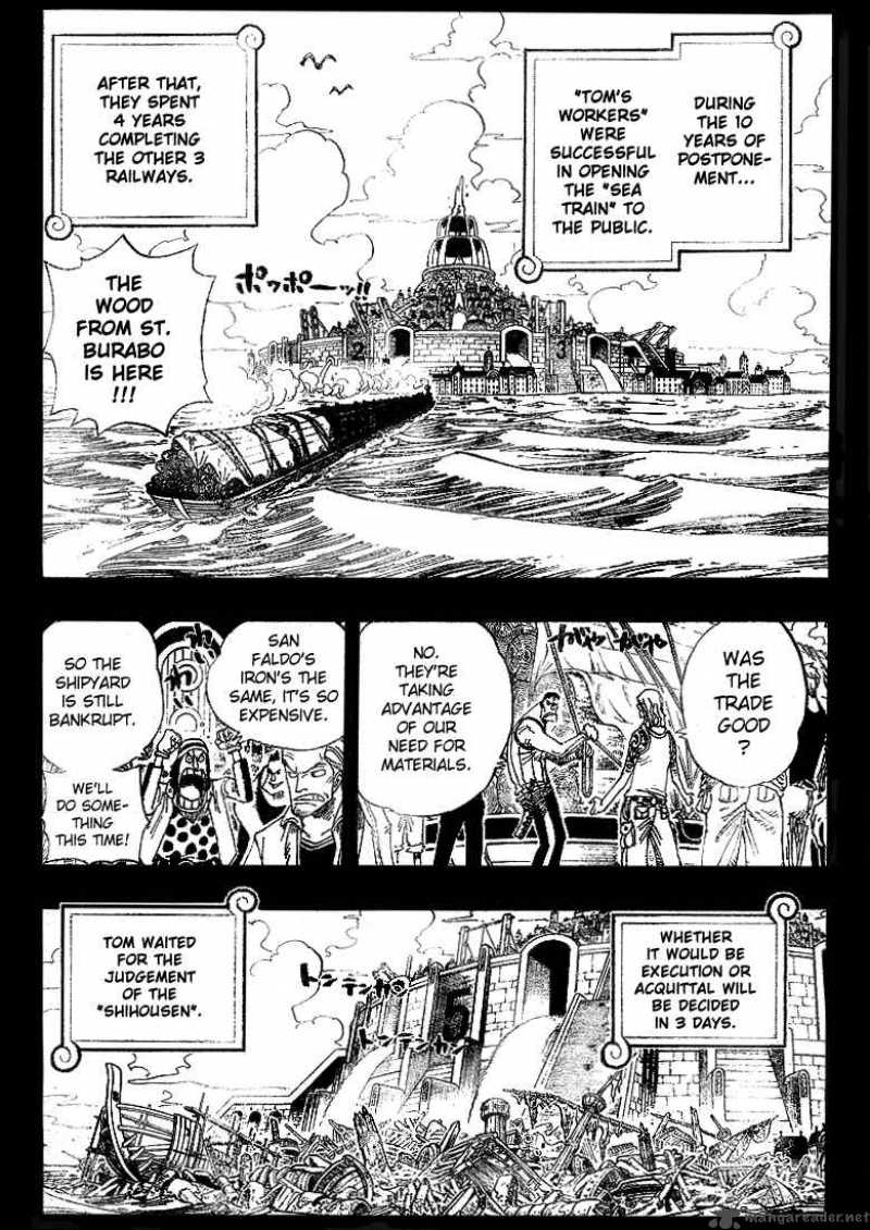 One Piece Chapter 355 page 2 - Chapter 355: Spandam