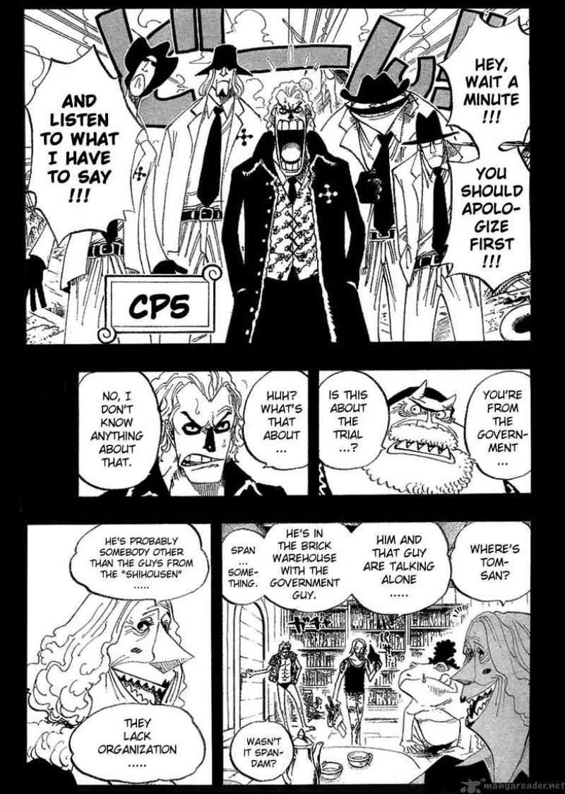 One Piece Chapter 355 page 7 - Chapter 355: Spandam