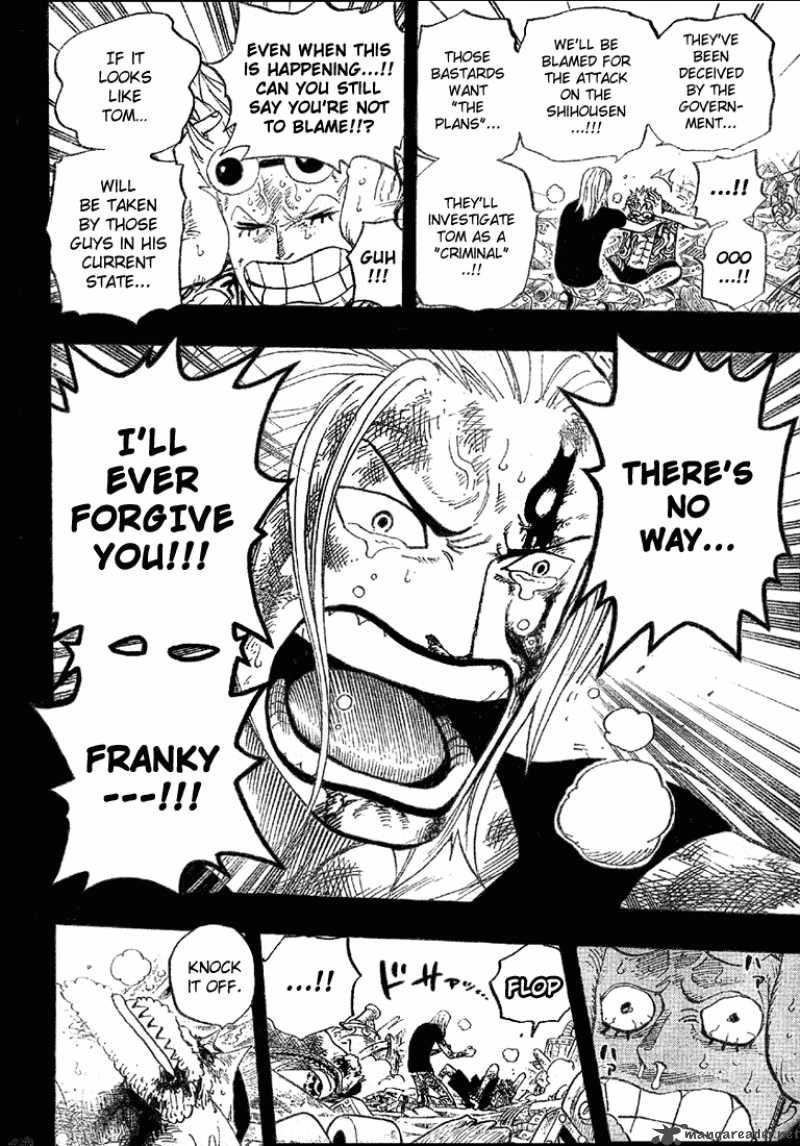 One Piece Chapter 356 page 10 - Chapter 356: Tom-san