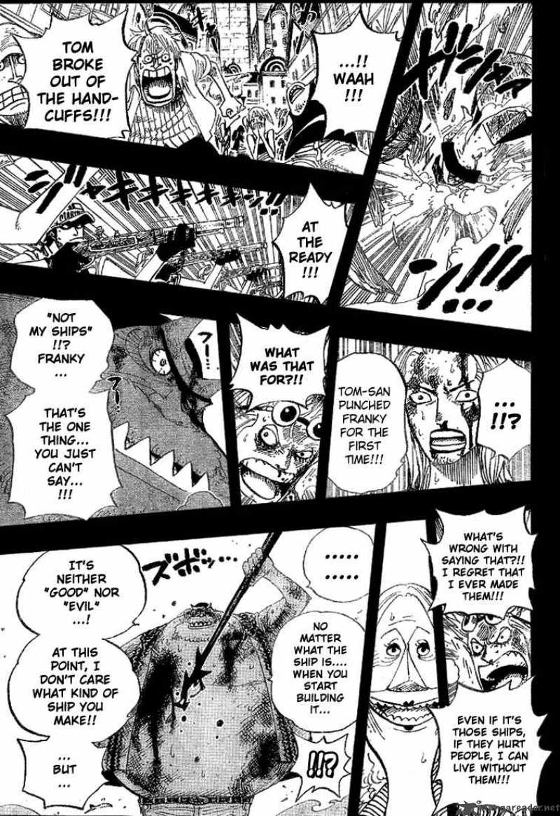 One Piece Chapter 356 page 17 - Chapter 356: Tom-san