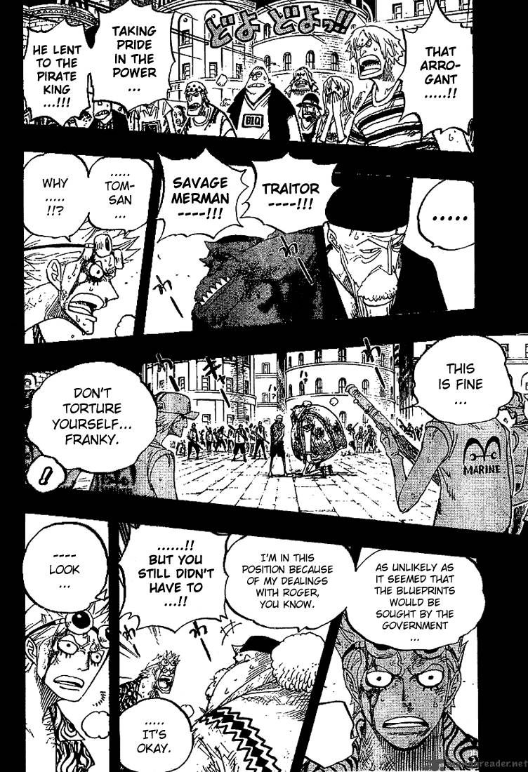 One Piece Chapter 357 page 10 - Chapter 357: Cutty Flam