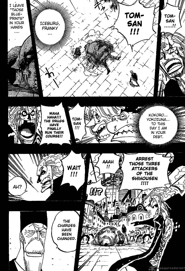 One Piece Chapter 357 page 12 - Chapter 357: Cutty Flam