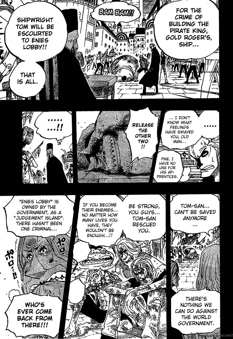 One Piece Chapter 357 page 13 - Chapter 357: Cutty Flam