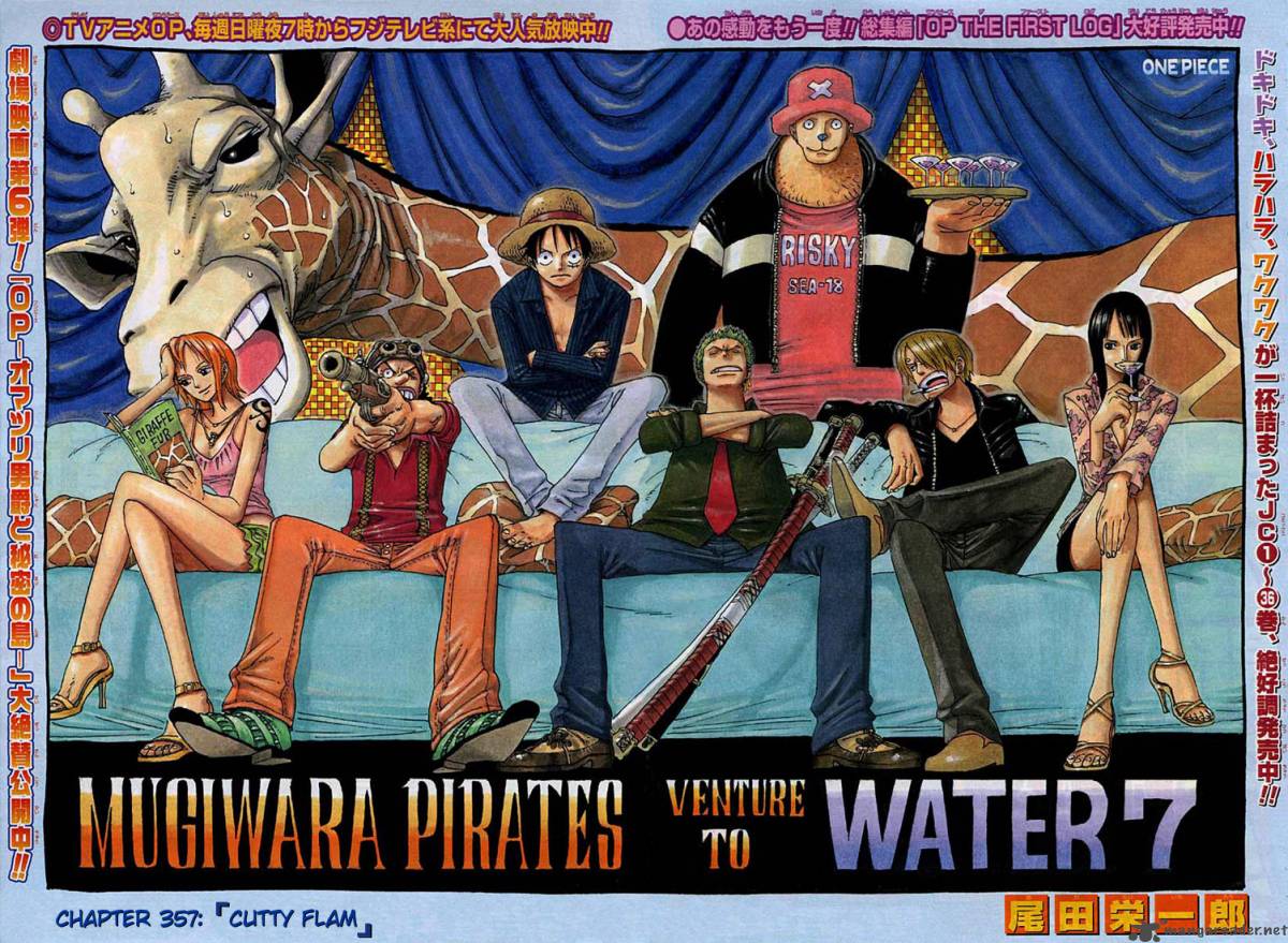 One Piece Chapter 357 page 2 - Chapter 357: Cutty Flam