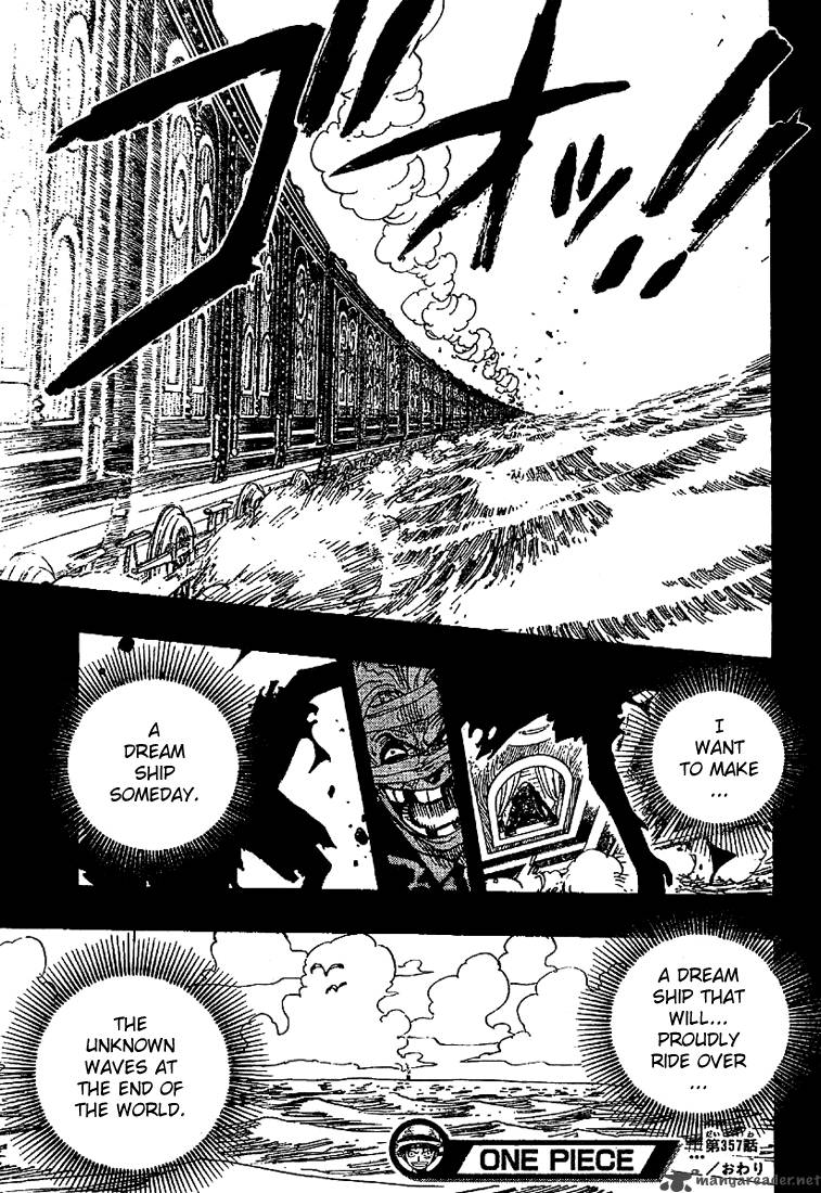 One Piece Chapter 357 page 21 - Chapter 357: Cutty Flam