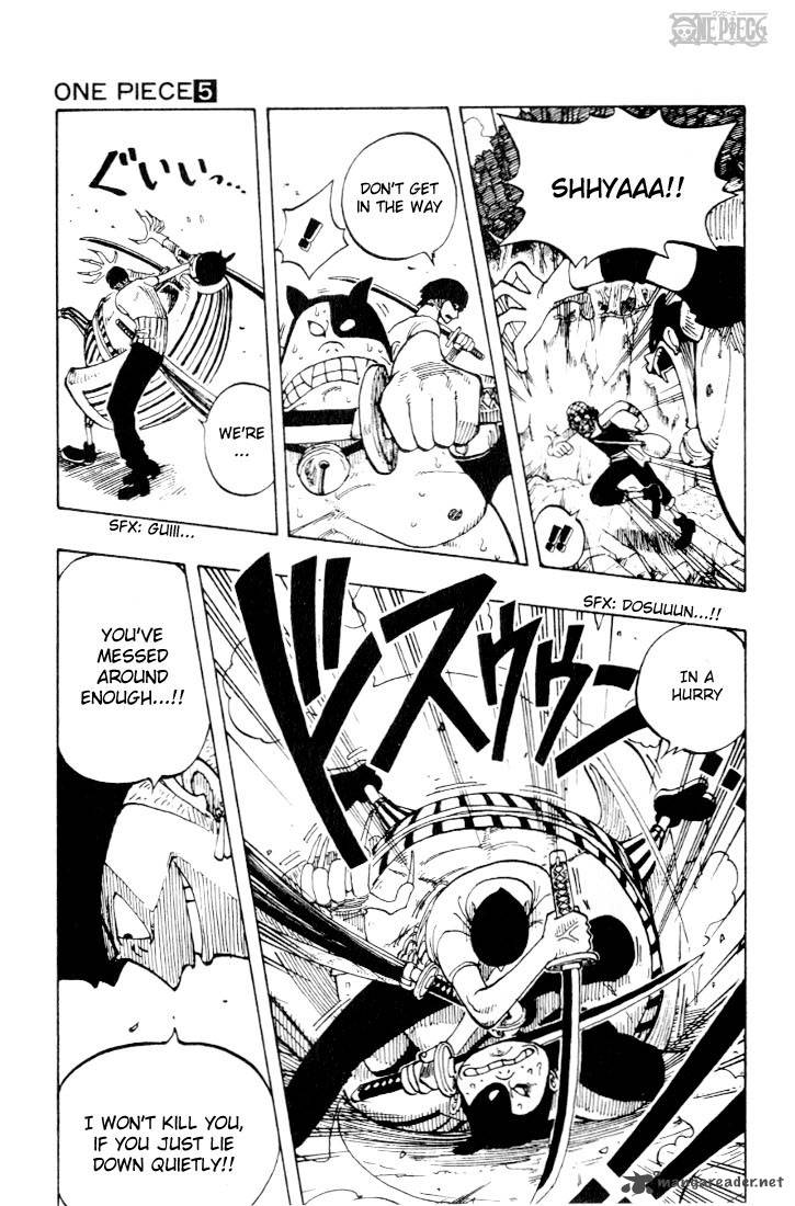 One Piece manga, chapter 36, page 12 of 30
