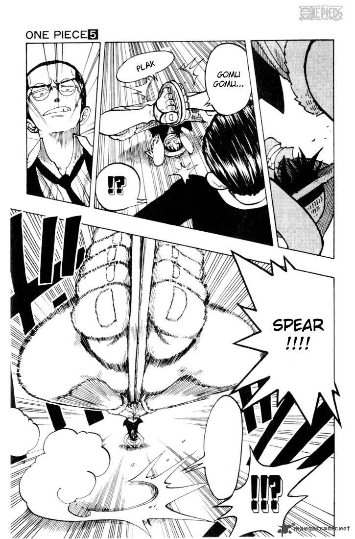One Piece manga, chapter 36, page 22 of 30