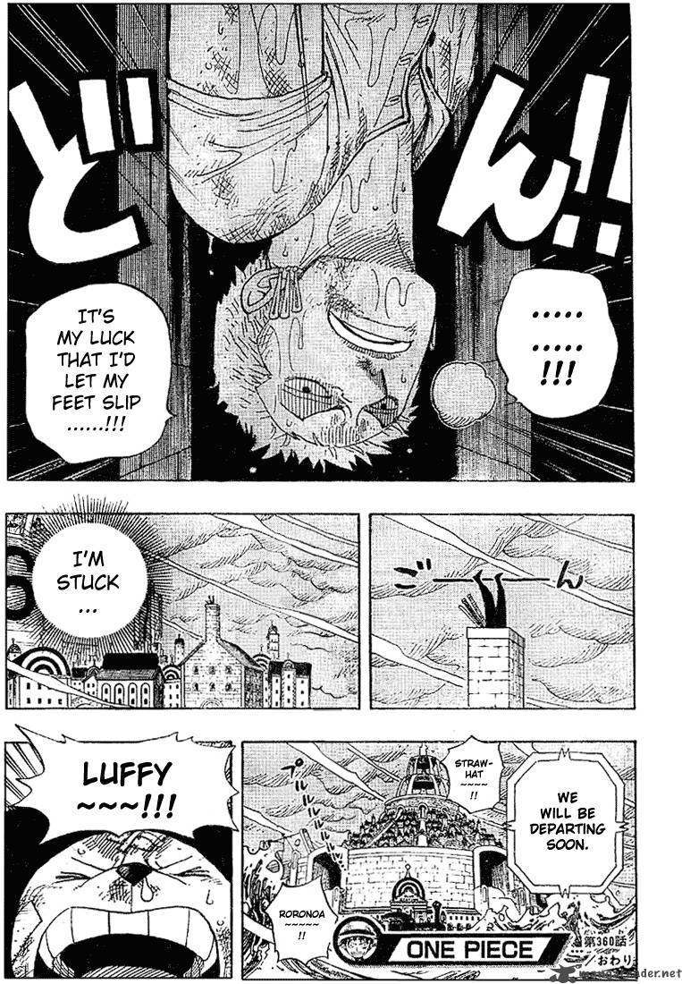 One Piece Chapter 360 page 19 - Chapter 360: Departing Soon