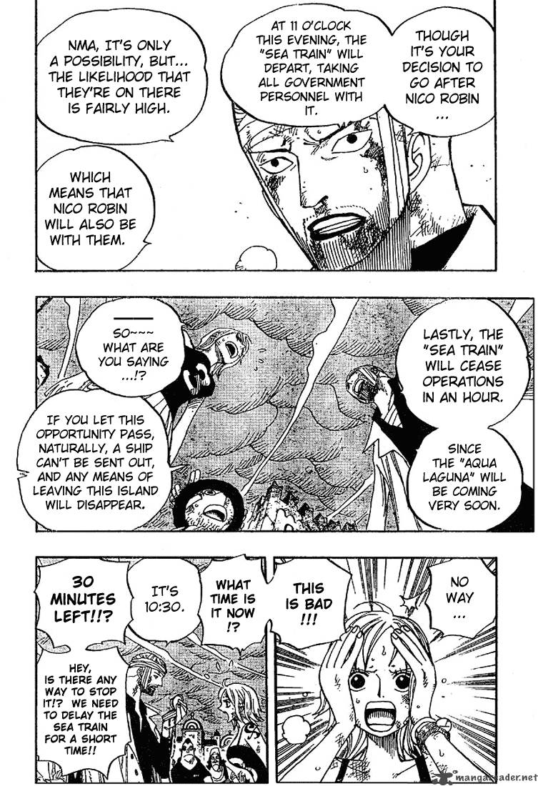 One Piece Chapter 360 page 8 - Chapter 360: Departing Soon