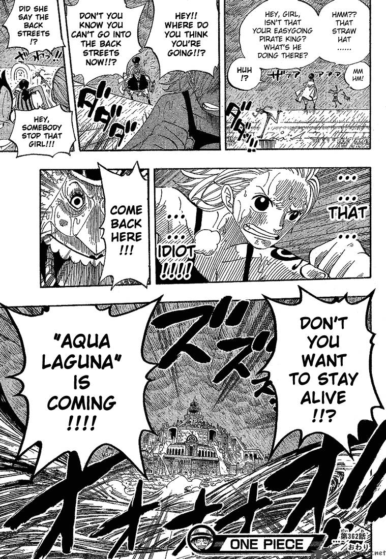 One Piece manga, chapter 362, page 20 of 23