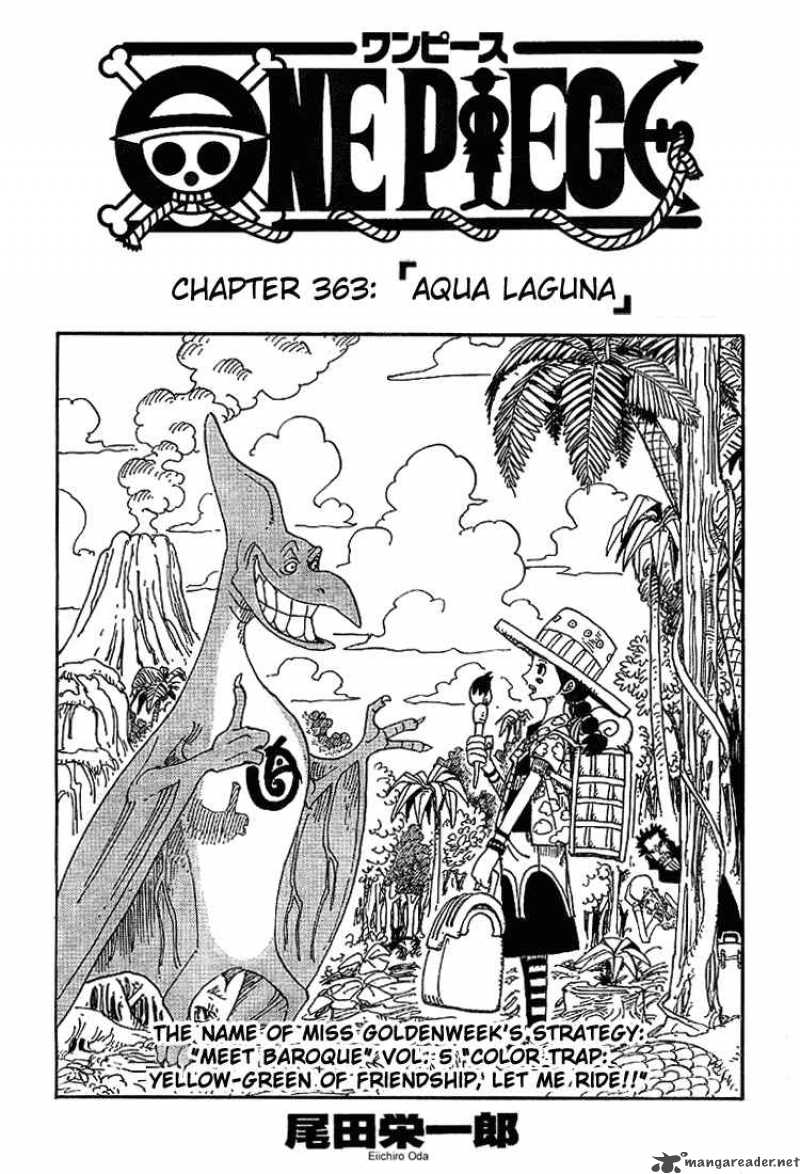 One Piece Chapter 363 page 1 - Chapter 363: Aqua Laguna