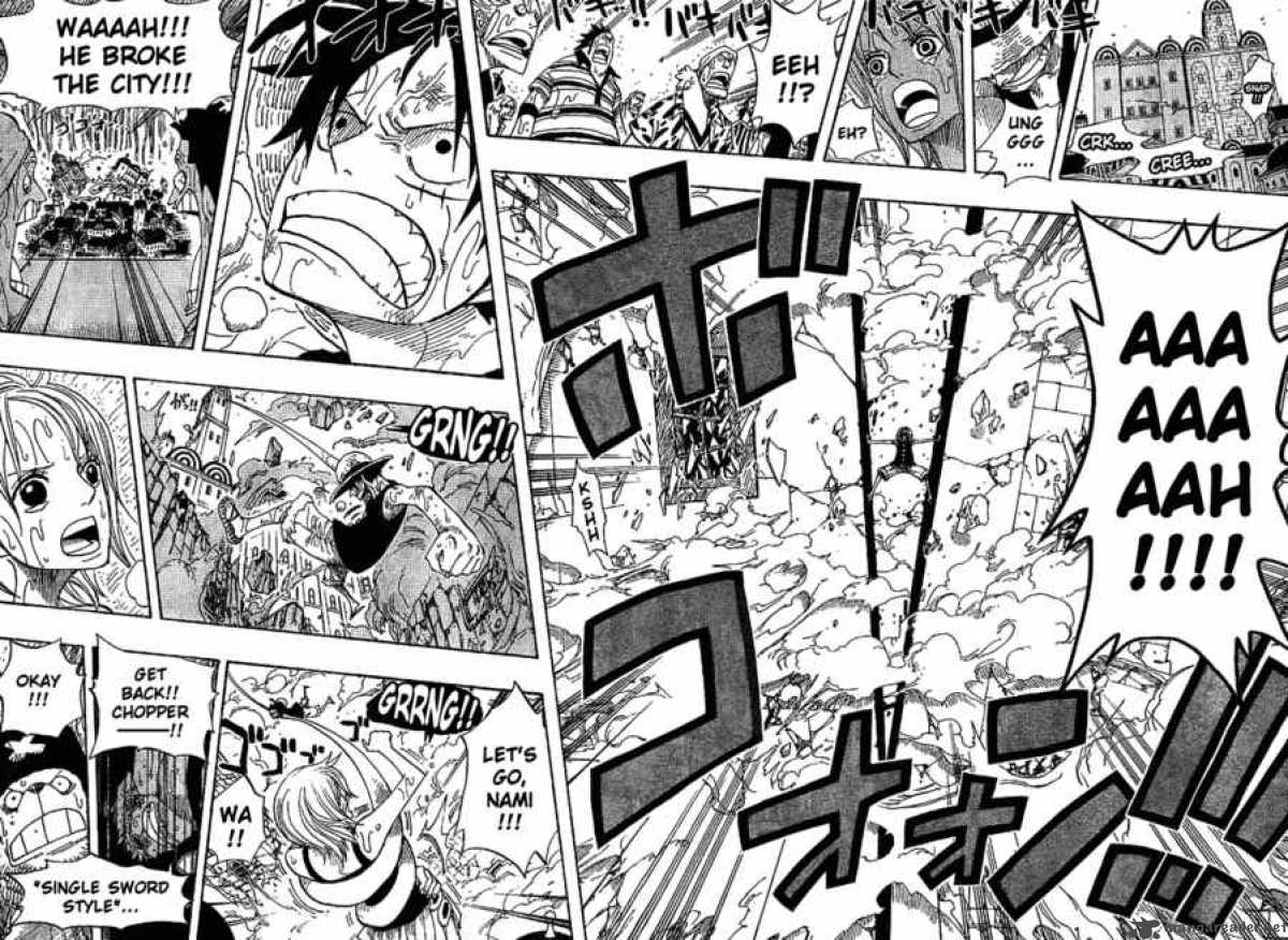 One Piece Chapter 363 page 13 - Chapter 363: Aqua Laguna