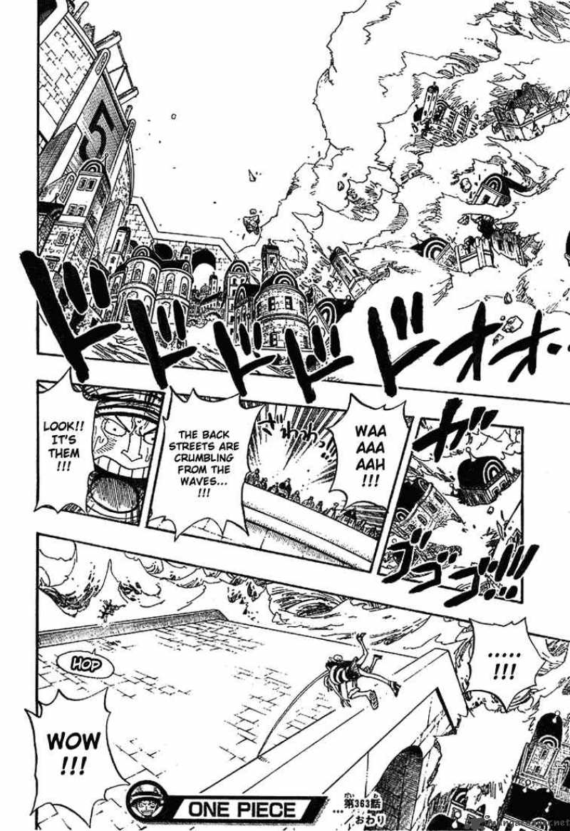 One Piece Chapter 363 page 15 - Chapter 363: Aqua Laguna